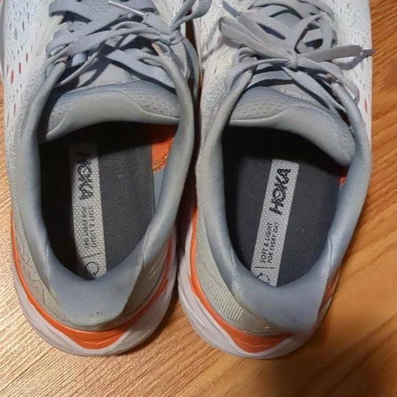 Hoka One One Clifton 8 Blue Fog Plein Air Running Shoe Women’s Size 10 D - Picture 10 of 14